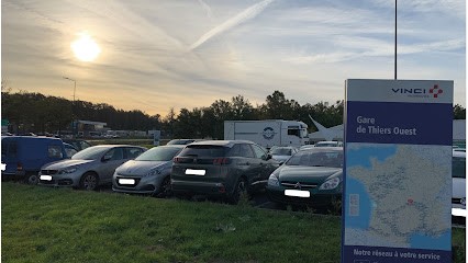 Parking de covoiturage VINCI Autoroutes, Parking à Thiers