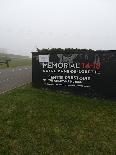 Parking du Centre d'Histoire du Mémorial'14-18, Parking à Souchez
