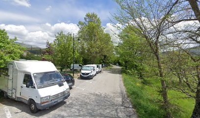 Parking de la navette Blanc-Martel, Parking à La Palud-sur-Verdon